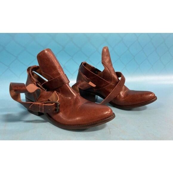 Matisse Women's Leather‎ Raiders Double Buckle Ankle Boots Size 8 - Picture 7 of 8